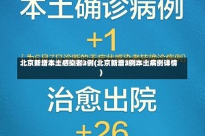 北京新增本土感染者3例(北京新增3例本土病例详情)