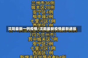 沈阳最新一例疫情/沈阳最新疫情最新通报