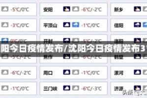 沈阳今日疫情发布/沈阳今日疫情发布31