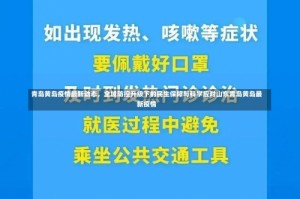 青岛黄岛疫情最新动态，全域防控升级下的民生保障与科学应对山东青岛黄岛最新疫情