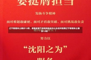 辽宁新增本土确诊13例，疫情反弹下的防控挑战与公众应对指南辽宁新增本土确诊13例