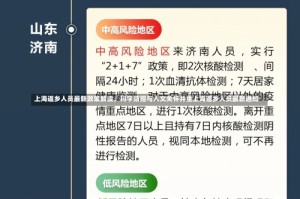 上海返乡人员最新政策解读，科学防控与人文关怀并重上海返乡人员最新通知
