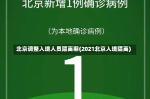 北京调整入境人员隔离期(2021北京入境隔离)