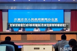 石家庄疫情已现5条传播链(石家庄疫情传播途径)