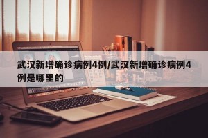 武汉新增确诊病例4例/武汉新增确诊病例4例是哪里的