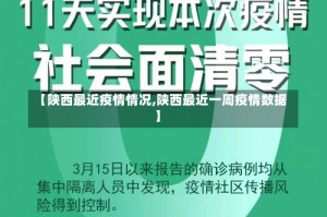 【陕西最近疫情情况,陕西最近一周疫情数据】