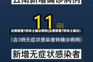 云南新增7例本土确诊病例(云南新增7例本土确诊)