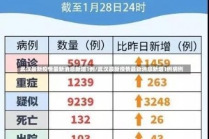 武汉最新疫情最新消息新增1例/武汉最新疫情最新消息新增1例病例