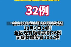 【长春疫情最新消息今天新增病例,长春疫情最新今日通报】