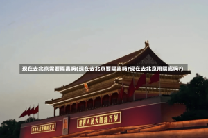现在去北京需要隔离吗(现在去北京要隔离吗?现在去北京用隔离吗?)