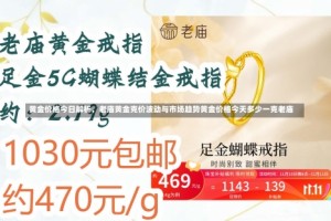 黄金价格今日解析，老庙黄金克价波动与市场趋势黄金价格今天多少一克老庙