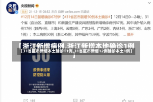 【31省区市新增本土确诊11例,31省区市新增12例确诊本土1例】