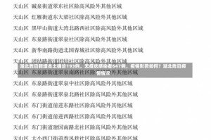 湖北昨日新增本土确诊193例，无症状感染者647例，疫情形势如何？湖北昨日疫情情况