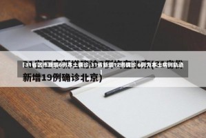 【31省区市新增6例本土确诊,31省新增12例确诊 6例为本土病例轨迹】