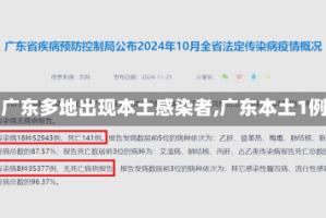 【广东多地出现本土感染者,广东本土1例】