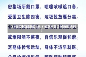 【31省区市新增确诊2例,31省区市新增2例确诊病例】