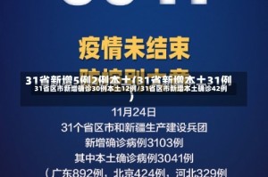31省区市新增确诊30例本土12例/31省区市新增本土确诊42例