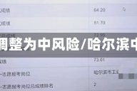 哈尔滨一地调整为中风险/哈尔滨中风险了吗