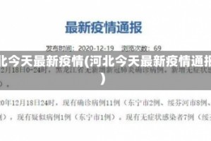 河北今天最新疫情(河北今天最新疫情通报)