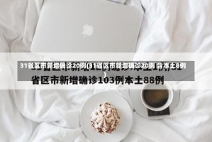 31省区市新增确诊20例(31省区市新增确诊20例 含本土8例)