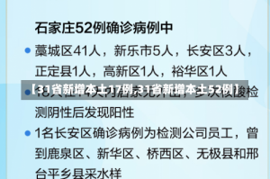【31省新增本土17例,31省新增本土52例】