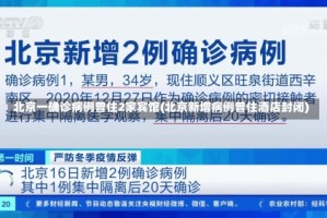 北京一确诊病例曾住2家宾馆(北京新增病例曾住酒店封闭)