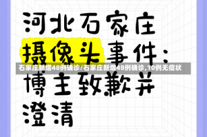 石家庄新增48例确诊/石家庄新增48例确诊,10例无症状