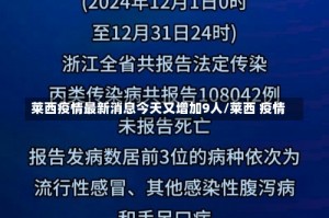 莱西疫情最新消息今天又增加9人/莱西 疫情