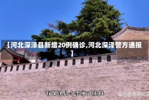 【河北深泽县新增20例确诊,河北深泽警方通报】