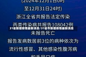 31省新增疫情最新消息/31省市新增疫情最新消息