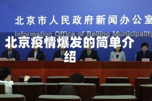 北京疫情爆发的简单介绍