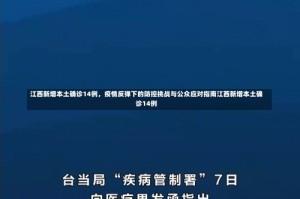 江西新增本土确诊14例，疫情反弹下的防控挑战与公众应对指南江西新增本土确诊14例