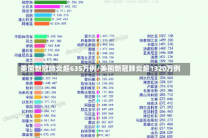 美国新冠肺炎超635万例/美国新冠肺炎超1320万例