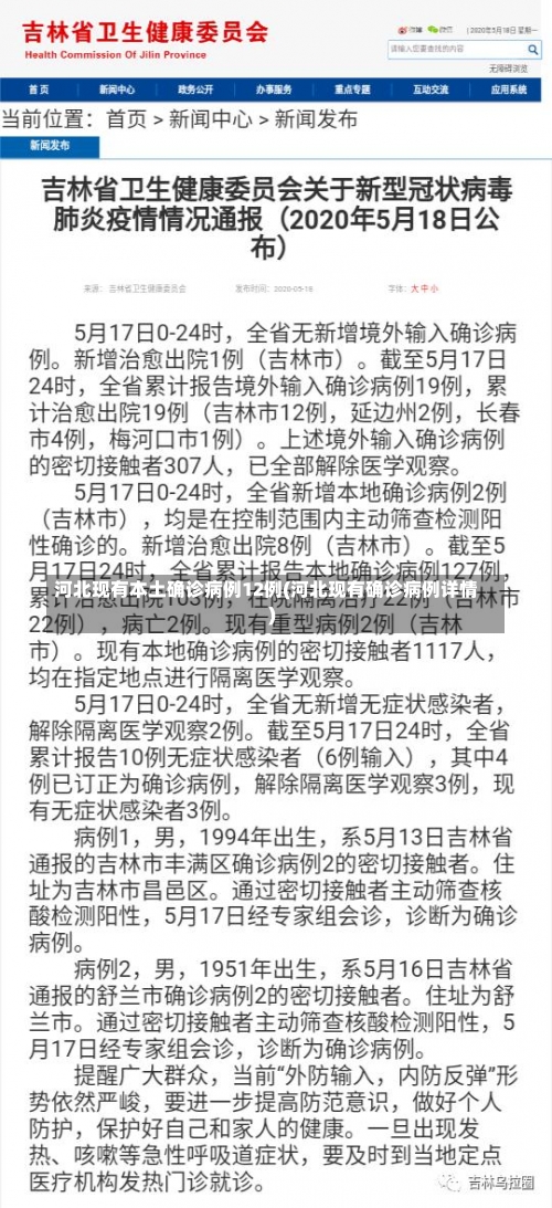 河北现有本土确诊病例12例(河北现有确诊病例详情)-第2张图片