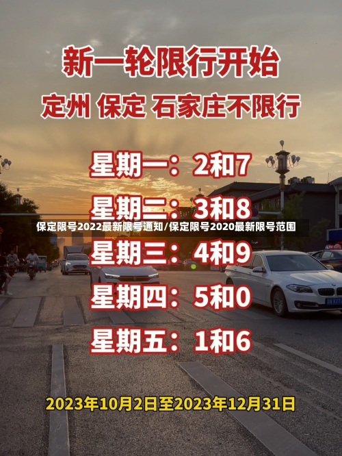 保定限号2022最新限号通知/保定限号2020最新限号范围-第1张图片