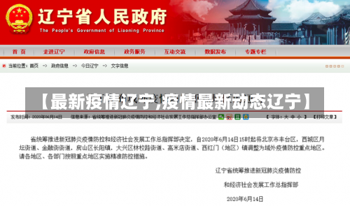 【最新疫情辽宁,疫情最新动态辽宁】-第3张图片