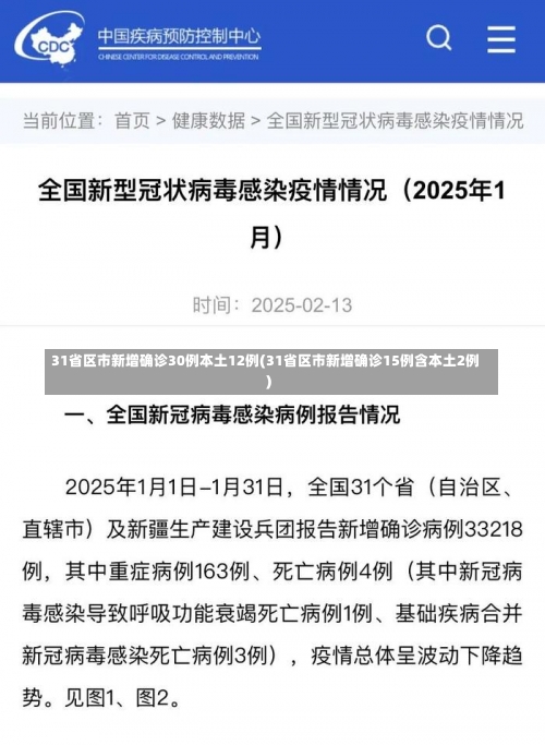 31省区市新增确诊30例本土12例(31省区市新增确诊15例含本土2例)-第2张图片