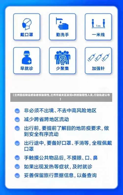 【兰州回应转运感染者核酸阴性,兰州市城关区发现6例核酸阳性人员,行动轨迹公布】-第1张图片