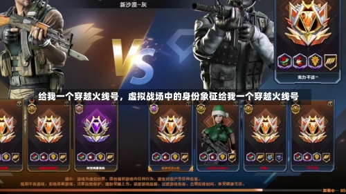 给我一个穿越火线号，虚拟战场中的身份象征给我一个穿越火线号-第1张图片