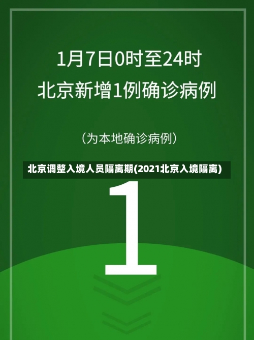 北京调整入境人员隔离期(2021北京入境隔离)-第1张图片