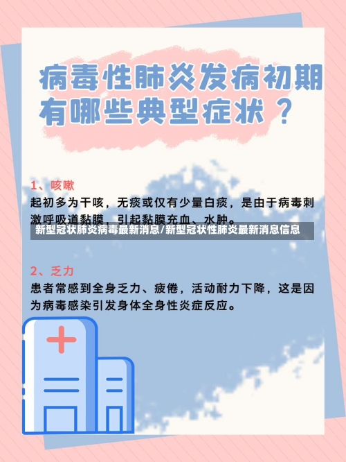新型冠状肺炎病毒最新消息/新型冠状性肺炎最新消息信息-第1张图片