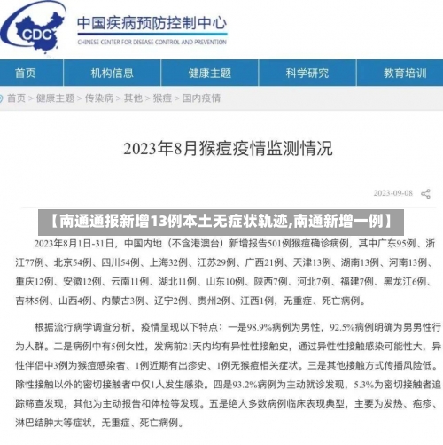 【南通通报新增13例本土无症状轨迹,南通新增一例】-第1张图片