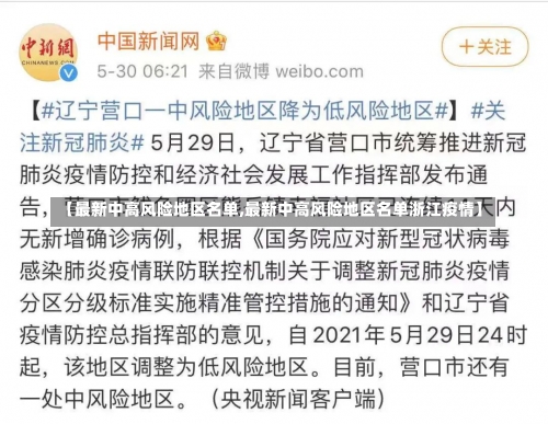 【最新中高风险地区名单,最新中高风险地区名单浙江疫情】-第2张图片