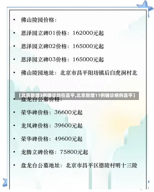 【北京新增3例确诊均在昌平,北京新增11例确诊病例昌平】-第1张图片