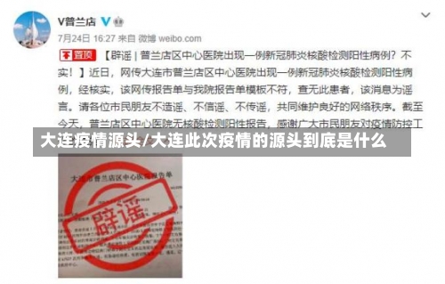 大连疫情源头/大连此次疫情的源头到底是什么-第1张图片