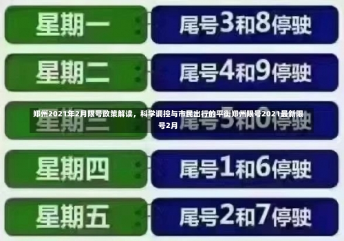 郑州2021年2月限号政策解读，科学调控与市民出行的平衡郑州限号2021最新限号2月-第1张图片