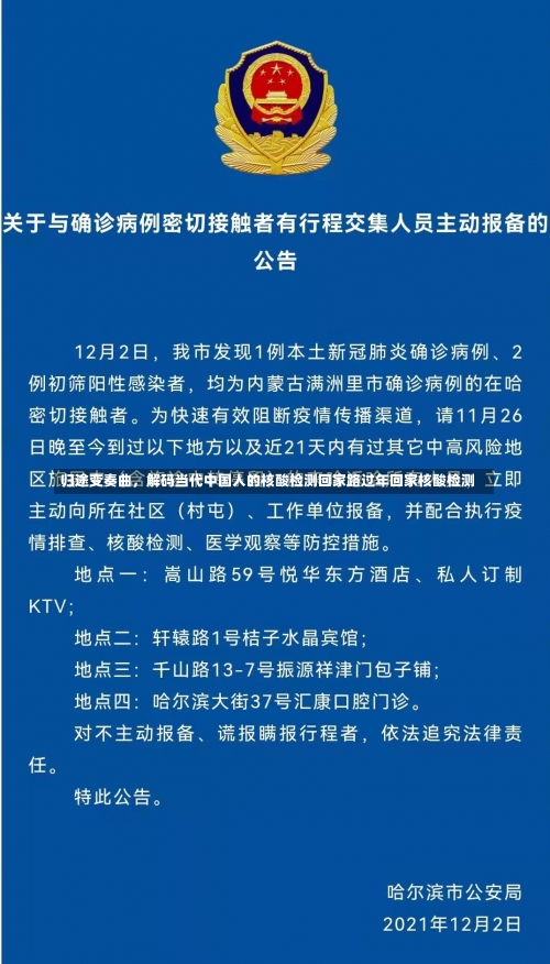归途变奏曲，解码当代中国人的核酸检测回家路过年回家核酸检测-第1张图片