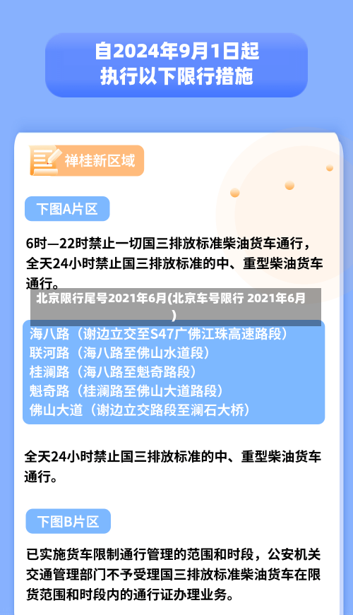 北京限行尾号2021年6月(北京车号限行 2021年6月)-第3张图片
