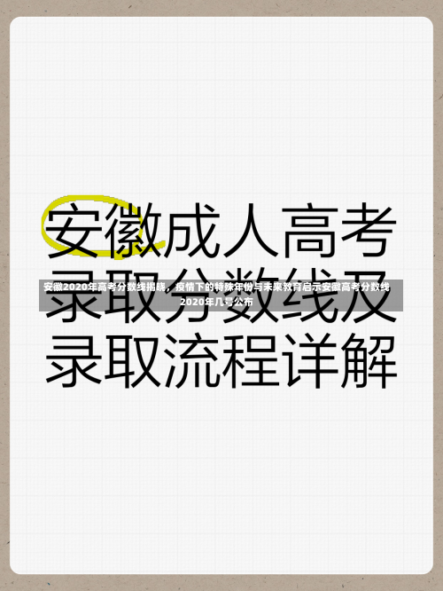 安徽2020年高考分数线揭晓，疫情下的特殊年份与未来教育启示安徽高考分数线2020年几号公布-第1张图片