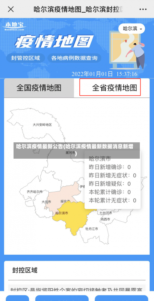 哈尔滨疫情最新公告(哈尔滨疫情最新数据消息新增)-第1张图片